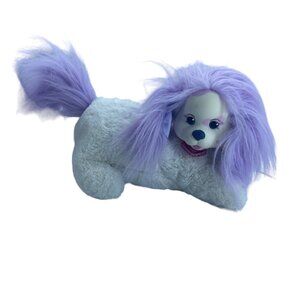 Puppy Surprise Sugar Plush Stuffed Animal Toy 1 Puppy 2016 Purple Hair Just Play